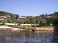 Zwemmen in de rivier Ceira